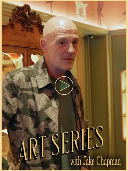 British artist Jake Chapman featured in Broadwick Soho’s Art Series video.