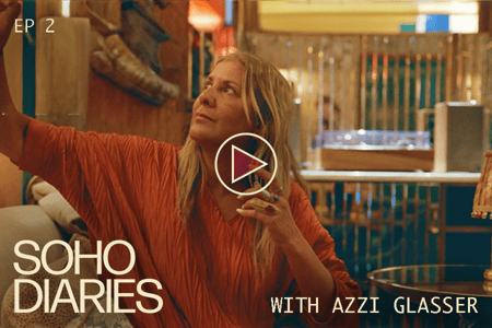 Azzi Glasser for Broadwick Soho's Soho Diaries Episode 2 in Soho, London