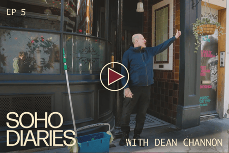 Dean Channon, Soho window cleaner, for Broadwick Soho's Soho Diaries Episode 5