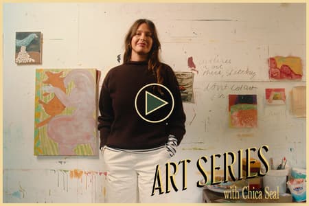 Artist Chica Seal featured in Broadwick Soho’s Art Series video.