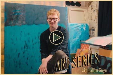 Artist Callum Green featured in Broadwick Soho’s Art Series video.