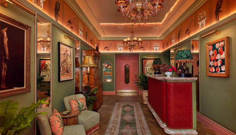 Broadwick Soho lobby for the Art Retreat Frieze London hotel stay